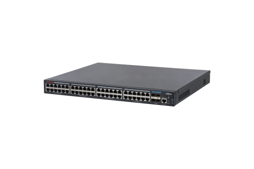 壹号娱乐L2+管理型万兆PoE交换机DH-S3900C-48GT4XF-400-48个10/100/1000M以太网PoE端口，4个1/10G SFP+端口