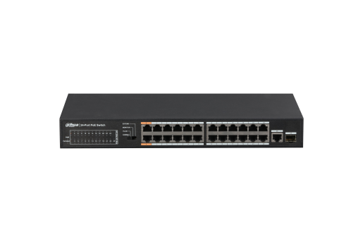 24口百兆电口接入1口千兆光电口上行非管理PoE交换机