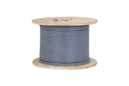 壹号娱乐-室内非屏蔽超六类网线（UTP CAT6A PVC）-0.57mm-灰色-305m-DH-PFM920I-6AU-Y